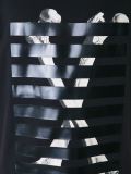 striped bone print T-shirt