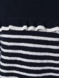 ruffled striped jumper