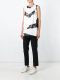 layered lace insert top
