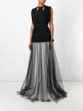 tulle pleated layers dress