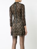 floral lace mini dress