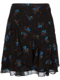 bird print skirt