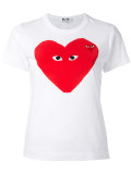 heart print T-shirt 