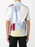 multiple stripes shortsleeved shirt