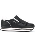 fringed slip-on sneakers 
