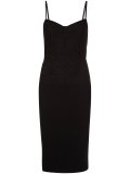 lace appliqué bodycon dress