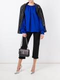 snakeskin effect crossbody bag