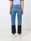 dyed hem jeans