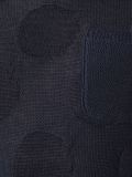 embossed circles pattern sweater