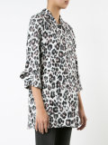 leopard print coat