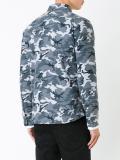 camouflage padded shirt jacket