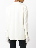 tuxedo-lapel longline jacket