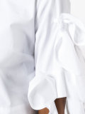 ruched sleeve blouse