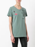 embellished patch T-shirt 