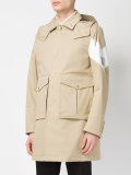 logo trench coat 