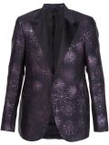 firework jacquard tuxedo blazer