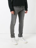 side ribbed detail jeans