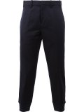 slim fit cropped trousers