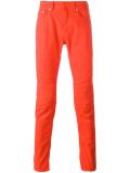 ribbed knee panelled trousers