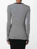 striped cardigan