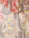 floral print asymmetric dress