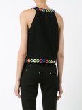 mirror embroidered top