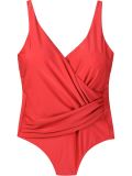 draped swimsuit