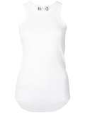 lace-back ribbed vest