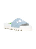 Hollywood embroidered sandals