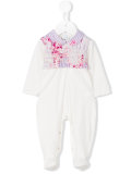 pleated Peter Pan romper