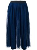 lace layer pleated skirt 