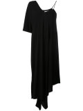 jersey one shoulder dress