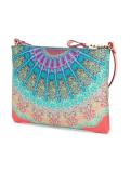 scarf print crossbody bag