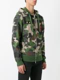 camouflage print hoodie