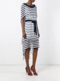 striped sheer dress