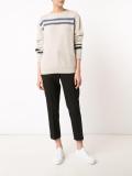 striped detailing jumper