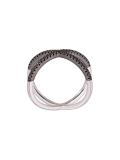 'KATIA' super fine cross over ring