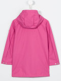 hooded raincoat