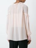 ruffle detail blouse