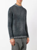 high neck slim-fit jumper