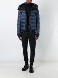 zipped padded jacket 