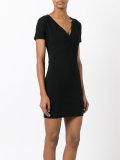 V-neck mini dress