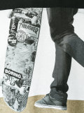 skate photo print t-shirt