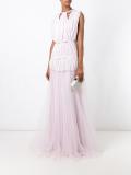 tulle pleated layers dress