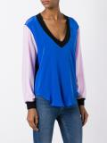 colour block blouse