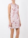 floral print flared dress