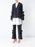 ruffle sleeve jacket