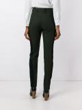 colour block high-waisted trousers