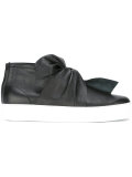 knot-front high-tops