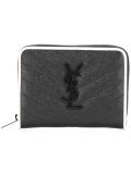 'Monogram' zip around purse